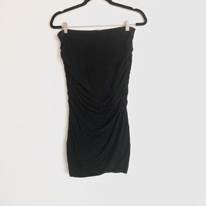 James Perse Black Tube Top Dress Size 2